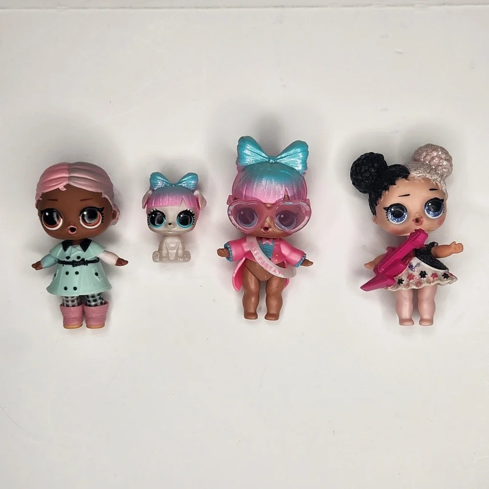 LOL Surprise Dolls Deluxe Present Miss Party + Heartbreaker + Big City BB + Pets